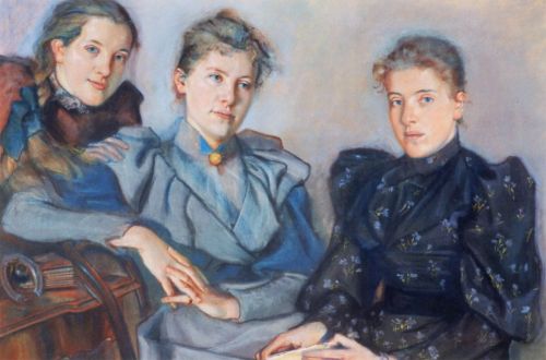 Wyspiański Stanisław - Portret trzech Panien Bobrówien