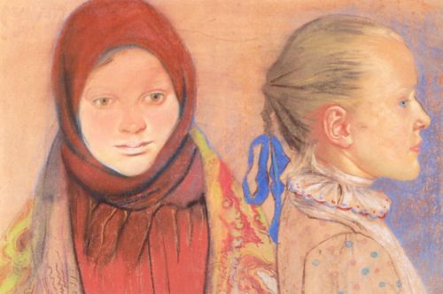 Wyspiański Stanisław - Portret dwóch dziewczynek