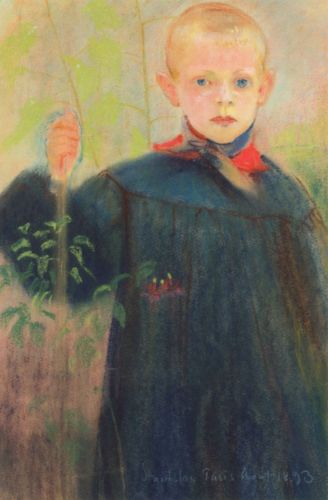 Wyspiański Stanisław - Chłopiec z kwiatem