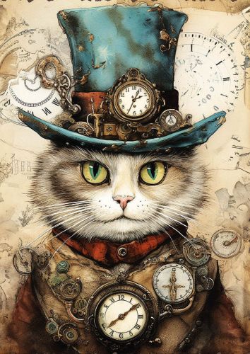 Steampunkowy Kot
