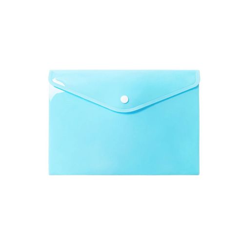 Teczka na zatrzask - pastelowy niebieski