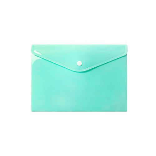 Teczka na zatrzask - A5 - pastelowy zielony