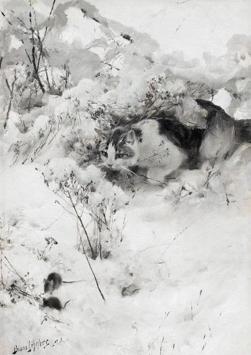 Bruno Liljefors - Stalking Cat