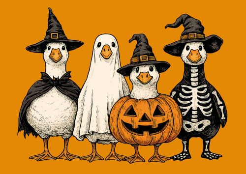 Halloweenowa Gęś