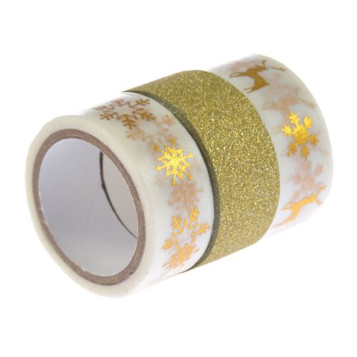 Zestaw 3 taśm ozdobnych Boże Narodzenie