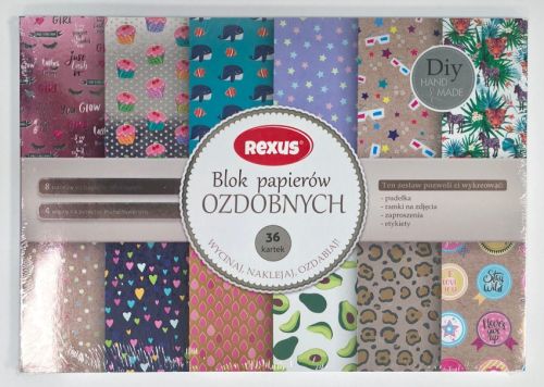 Blok papierów ozdobnych A5
