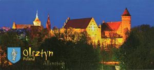 Olsztyn - pocztówka panoramiczna