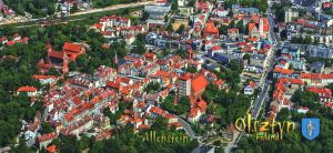 Olsztyn - pocztówka panoramiczna
