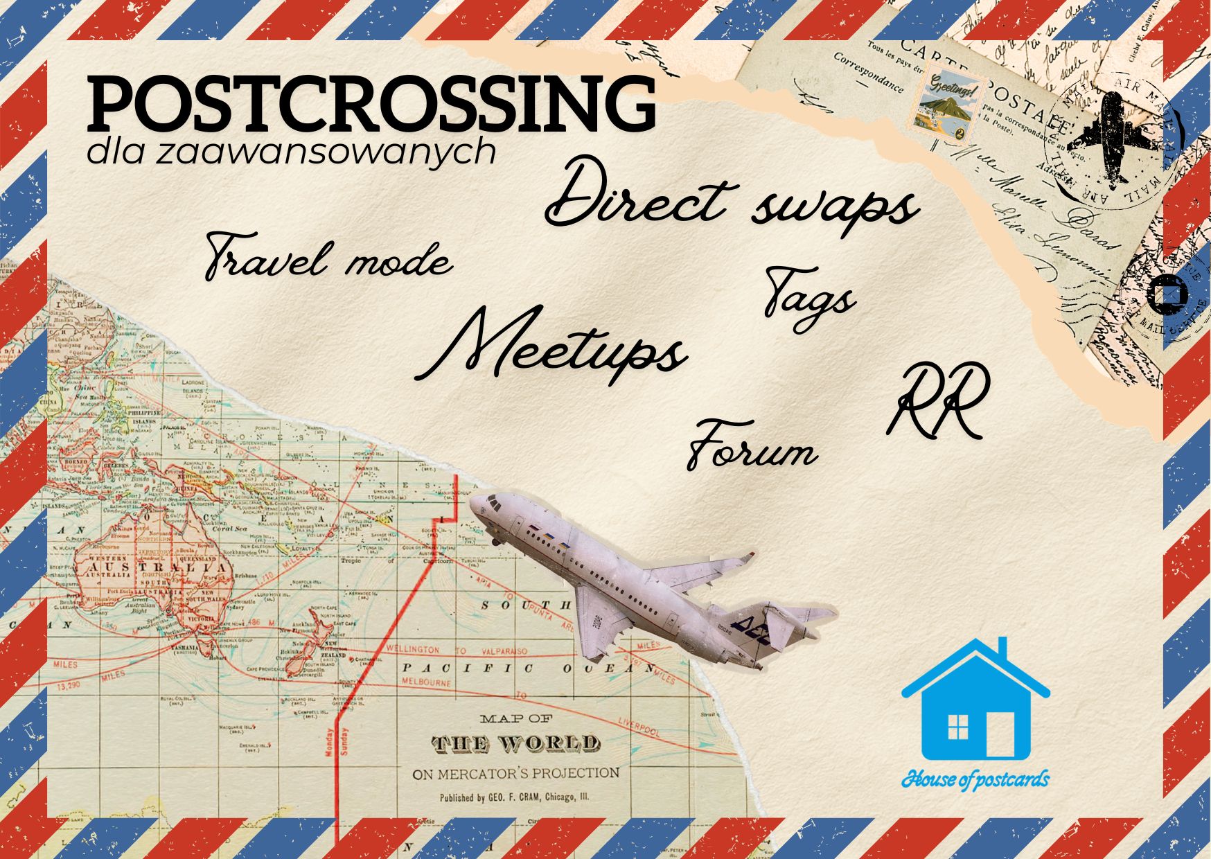 Postcrossing dla zaawansowanych – forum, tagi, meetingi..